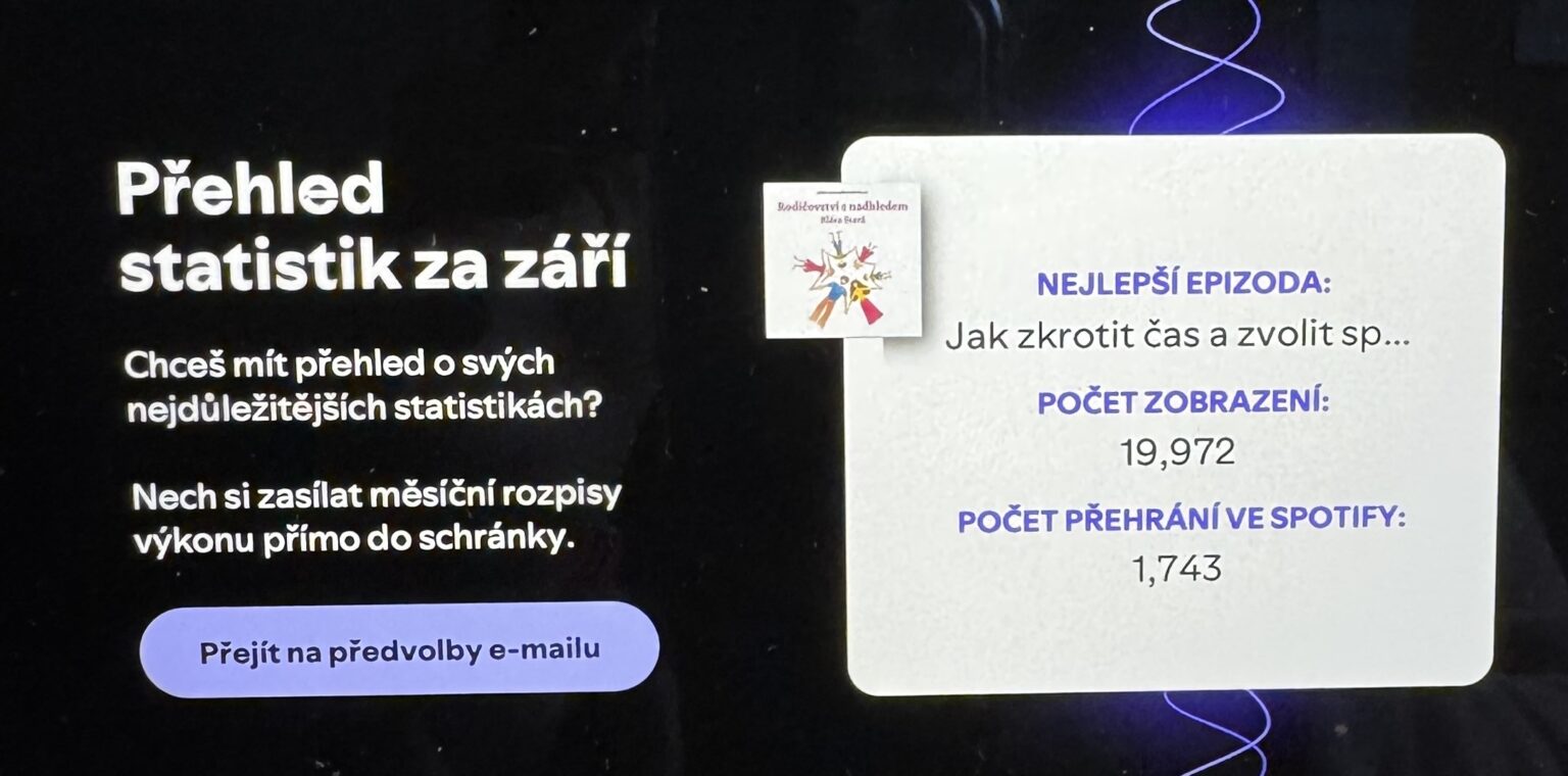 hostem v podcastu Rodičovství s nadhledem